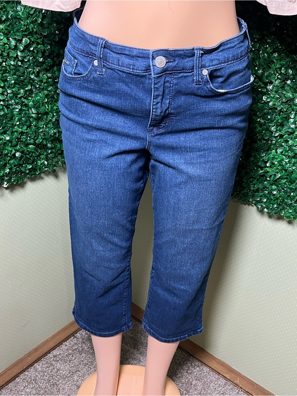 Nine West Dark Blue Cropped Jeans